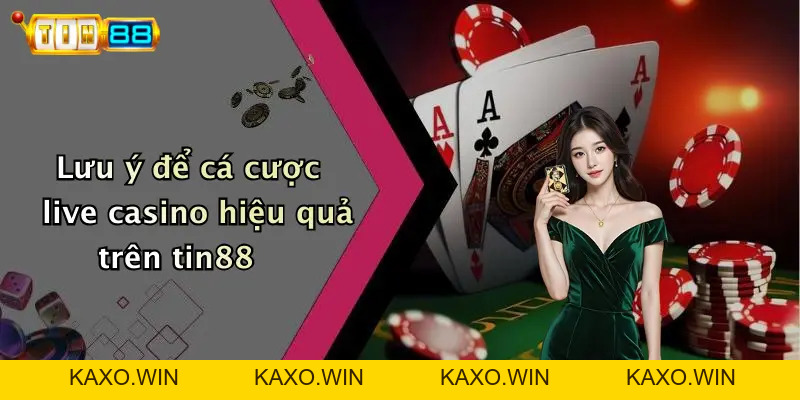 Live Casino: Khám Phá Không Gian Cá Cược Đỉnh Cao TIN88